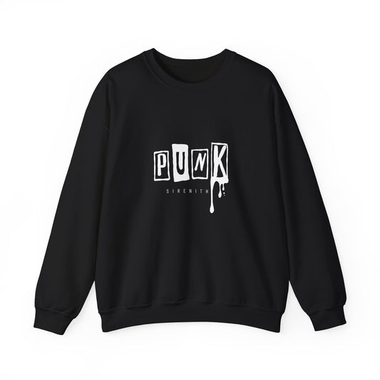 Stylish Punk Sweatshirt for Trendsetters, Casual Streetwear, Gift for Music Lovers, Cozy Unisex Apparel, Perfect for Concerts