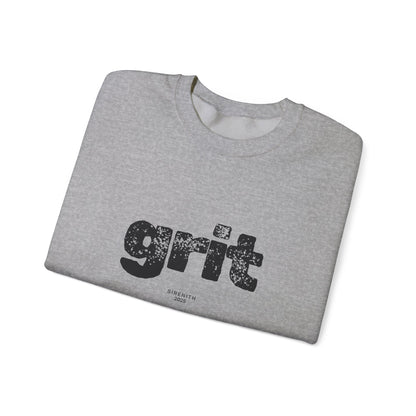 Grit Inspirational Crewneck Sweatshirt | Cozy Unisex Pullover, Motivational Gift, Perfect for Fall, Self-Care Apparel, Casual Everyday Wear