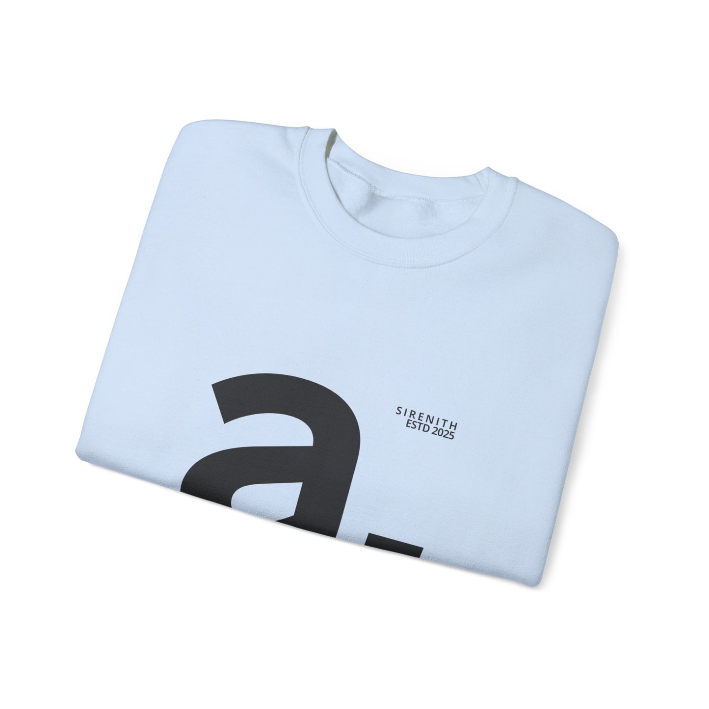 Minimalist Graphic Sweatshirt with Bold Lettering, Cozy Fashion for Casual Outfits, Perfect Gift for Birthdays, Holidays, Unisex Apparel