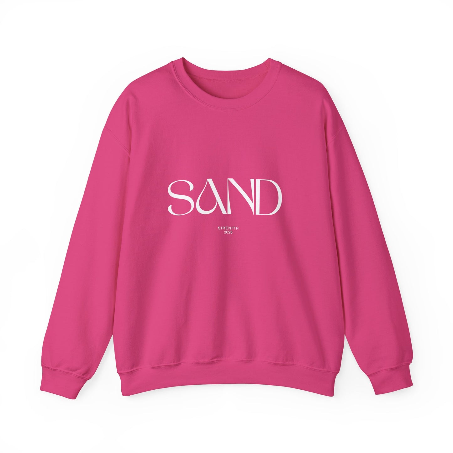 Stylish Unisex Sweatshirt with 'SAND' Design | Cozy Casual Wear, Gift for Beach Lovers, Perfect for Summer Vacations, Relaxing Days Out