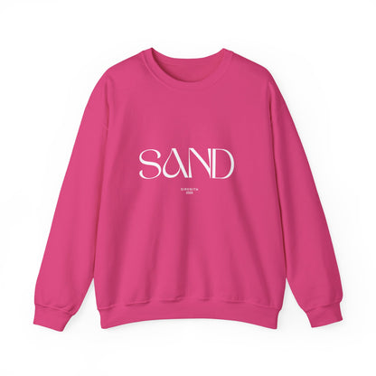 Stylish Unisex Sweatshirt with 'SAND' Design | Cozy Casual Wear, Gift for Beach Lovers, Perfect for Summer Vacations, Relaxing Days Out