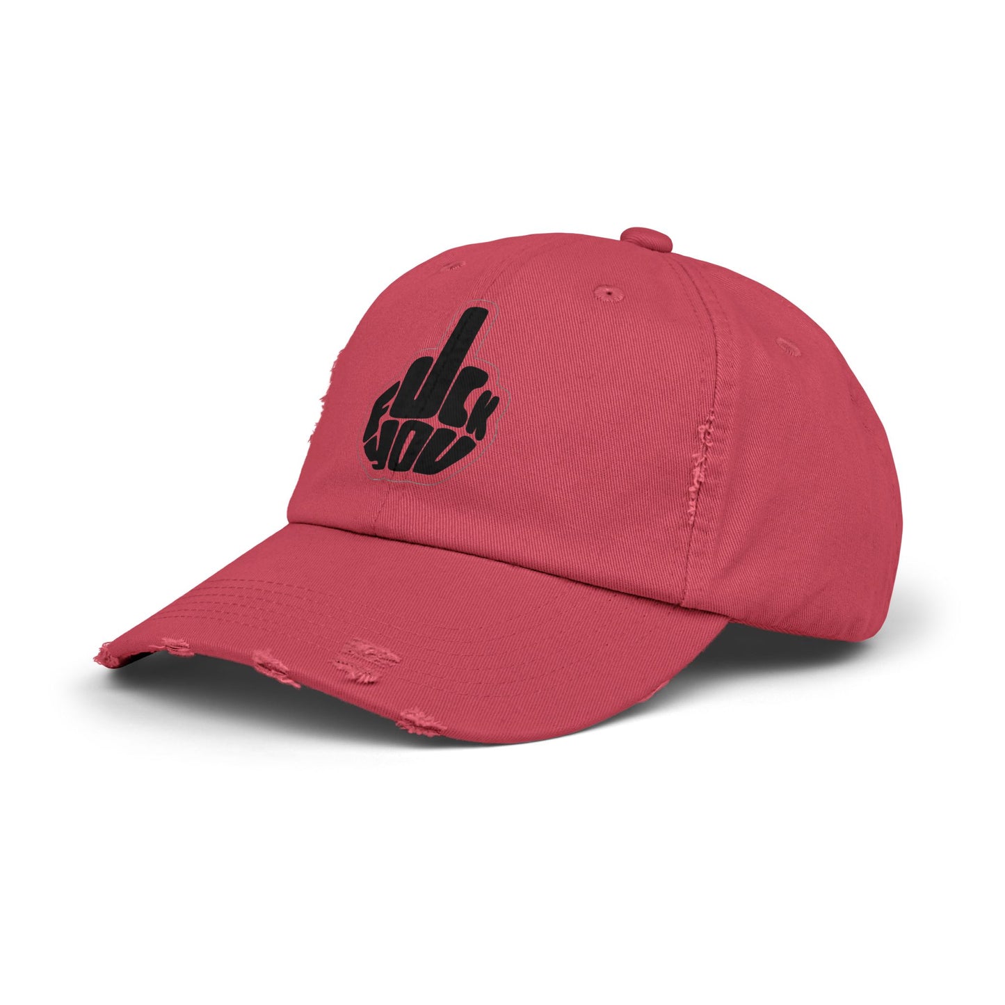 Distressed Attitude Cap, Casual Wear, Gift for Friends, Stylish Headwear, Beach Accessory, Trendy Baseball Cap