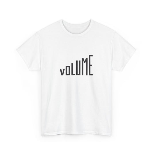 Volume Graphic Heavy Cotton Tee, Music Lover Tee, Casual Tees, Gift for Musicians, Music Festival Shirt