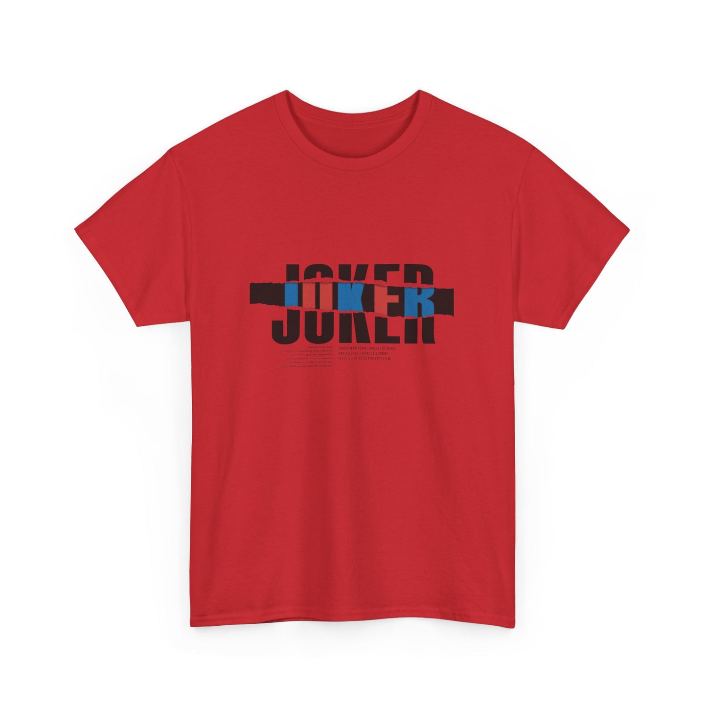 Joker Graphic Tee,  Heavy Cotton Tee, Streetwear Shirt, Casual Wear Tee, Gift for Fans, Movie Merchandise