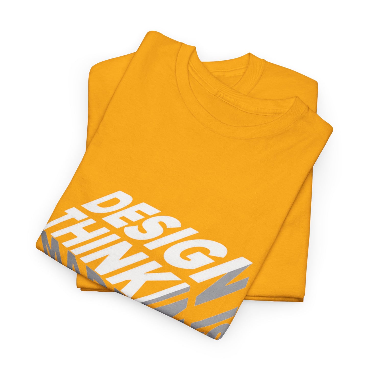 Design Thinking  Heavy Cotton Tee, Casual Graphic Tees, Gift for Designers, Cool Everyday Wear, Unique Art Shirt, Trendy Fashion Top