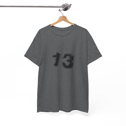Heavy Cotton Tee with Graphic 13 - Trendy Streetwear, Casual Wear, Gift for Fans, Halloween Apparel, Unique Graphic Tee