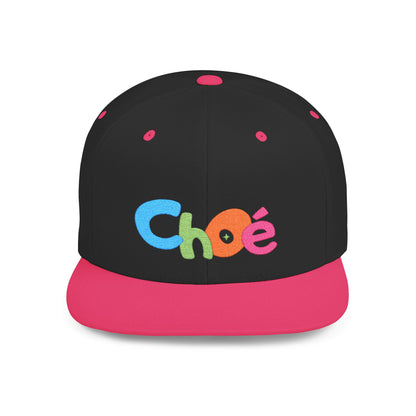 Colorful Personalized Flat Bill Snapback Cap for Kids, Fun Fashion Accessory, Birthday Gift, Custom Name Hat, Trending Cap