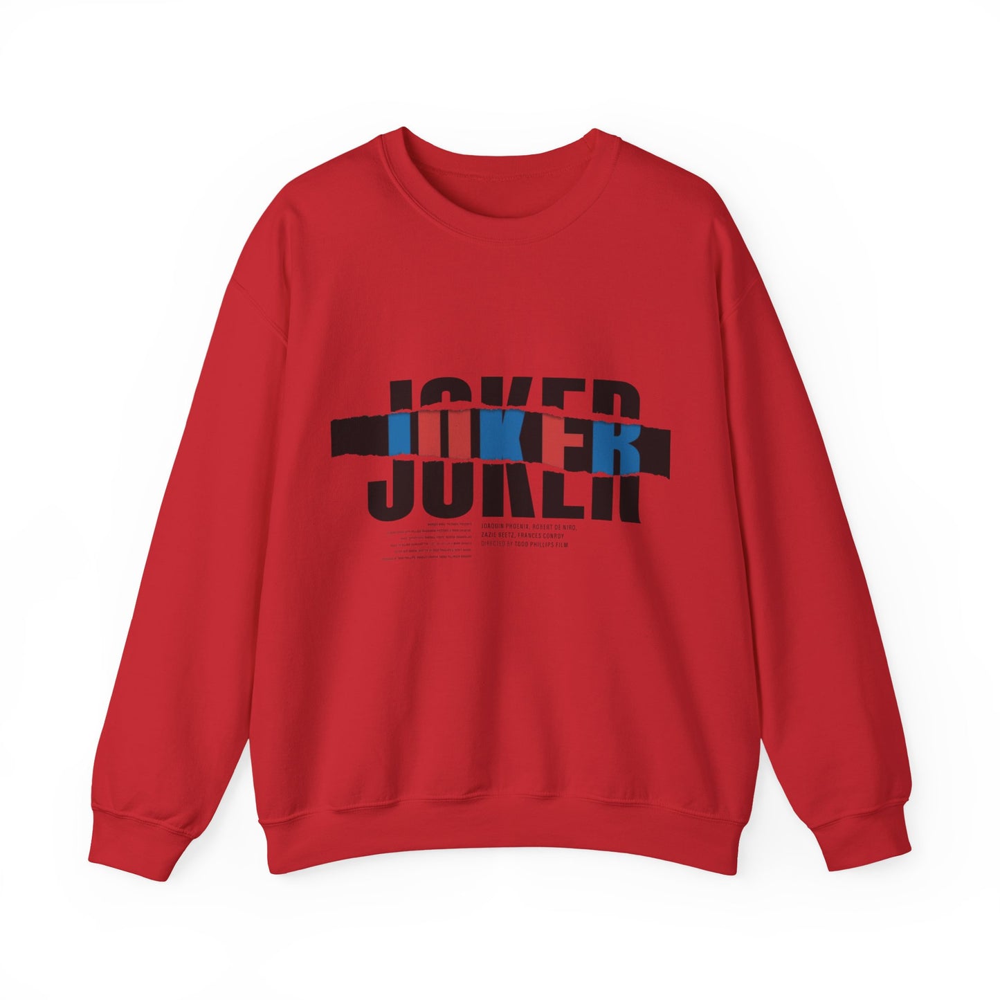 Joker Graphic Sweatshirt - Cozy Unisex Crewneck, Perfect for Casual Wear, Gifts, Movie Fans, Halloween, Streetwear
