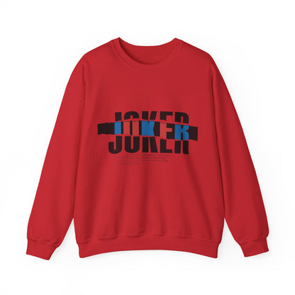 Joker Graphic Sweatshirt - Cozy Unisex Crewneck, Perfect for Casual Wear, Gifts, Movie Fans, Halloween, Streetwear