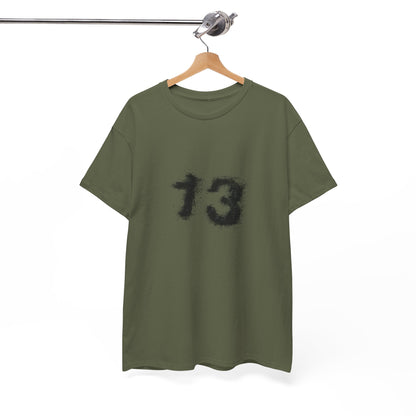 Heavy Cotton Tee with Graphic 13 - Trendy Streetwear, Casual Wear, Gift for Fans, Halloween Apparel, Unique Graphic Tee