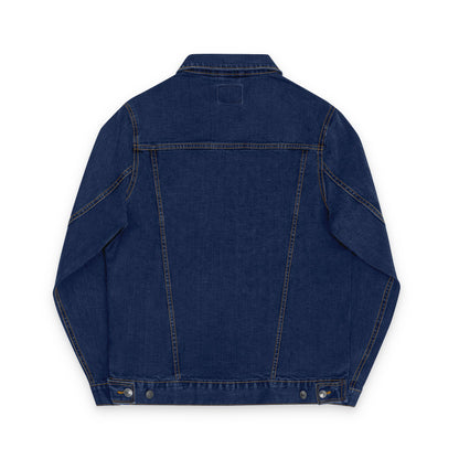 Trendy Denim Jacket with Custom Embroidery, Perfect for Casual Outings, Birthdays, Gifts, Everyday Wear, Fall Fashion