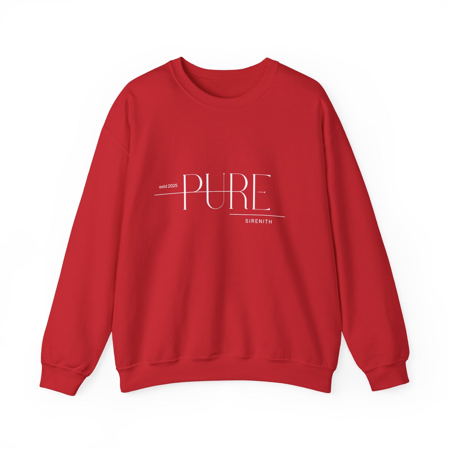 Minimalist Pure Crewneck Sweatshirt for Comfort and Style, Cozy Gift for Friends, Casual Wear, Everyday Comfort, Ideal for Relaxation