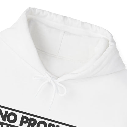 No Problem Graphic Hoodie, Unisex Cozy Sweatshirt, Casual Streetwear, Gift for Friends, Everyday Wear, Fun Fashion