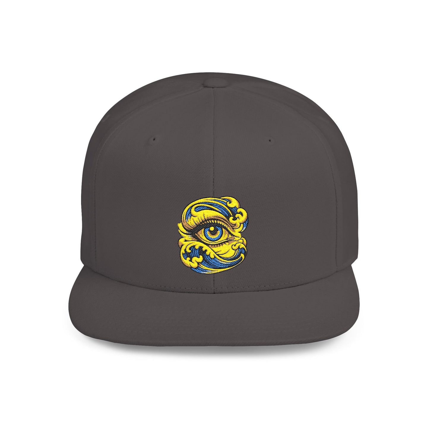 Eye-Catching Embroidered Snapback Hat | Trendy Cap, Casual Accessories, Outdoor Style, Unique Gift, Streetwear Fashion