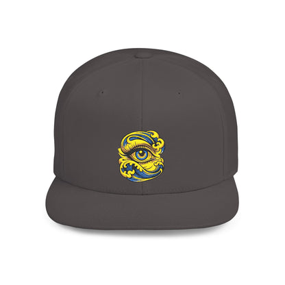 Eye-Catching Embroidered Snapback Hat | Trendy Cap, Casual Accessories, Outdoor Style, Unique Gift, Streetwear Fashion