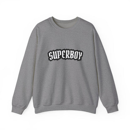 Superboy Unisex Heavy Blend Sweatshirt, Cozy Gift for Teens, Perfect for Casual Outfits, Great for Birthdays, Youth Sweatshirt, Trendy Wear