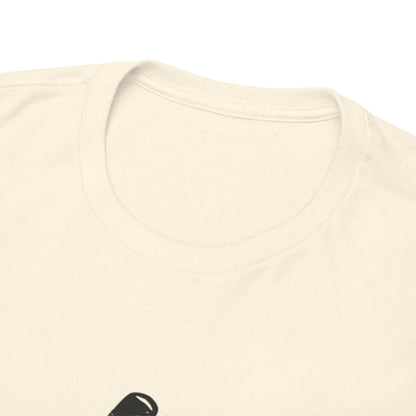 Inspirational Heavy Cotton Tee - "Never Give Up", Motivational Shirt, Gift for Personal Growth, Encouragement Tee, Casual Wear