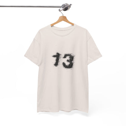 Heavy Cotton Tee with Graphic 13 - Trendy Streetwear, Casual Wear, Gift for Fans, Halloween Apparel, Unique Graphic Tee