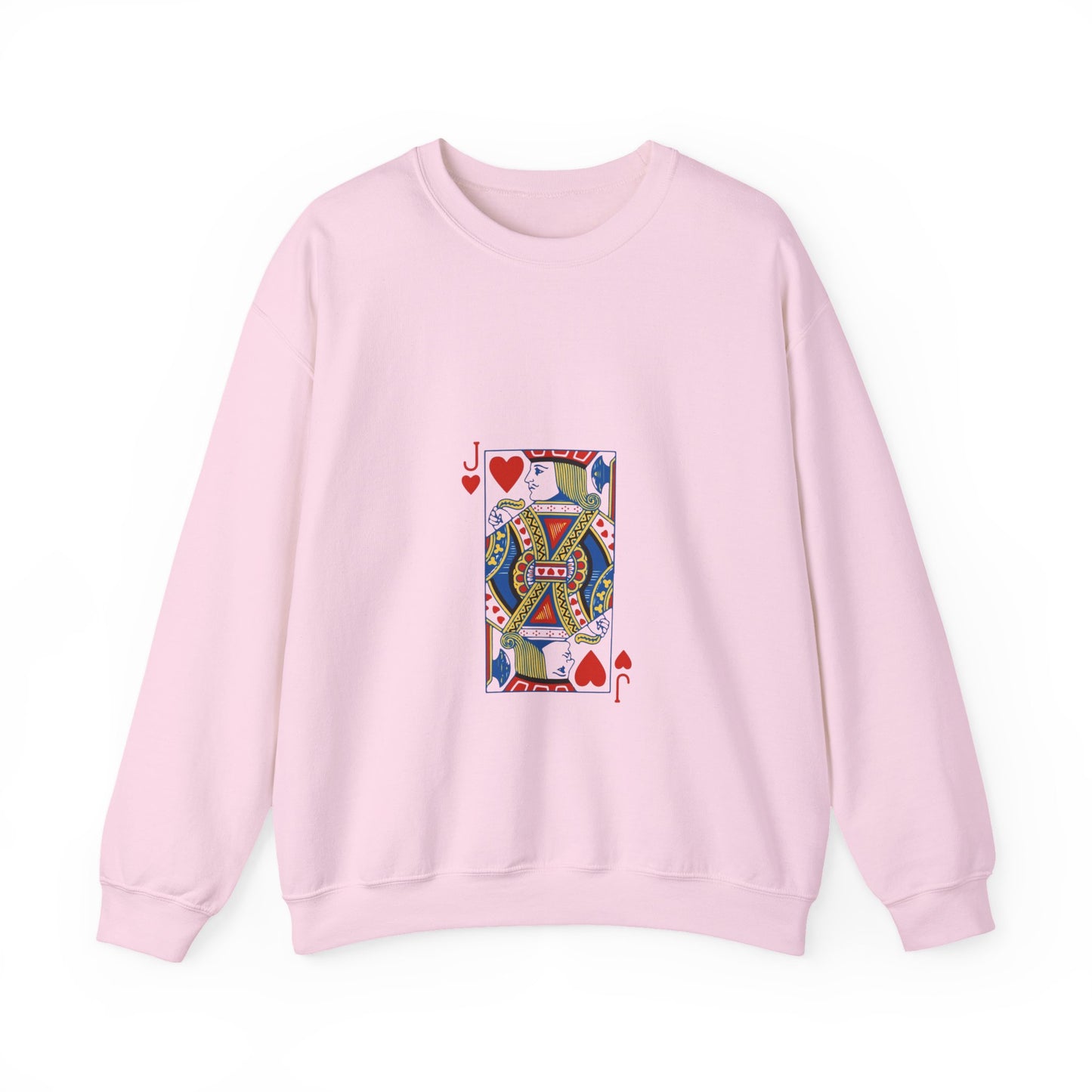 Playing Card Inspired Unisex Sweatshirt | Cozy Gift for Card Lovers, Gamers, Birthdays, Casual Wear, Unique Sweatshirt