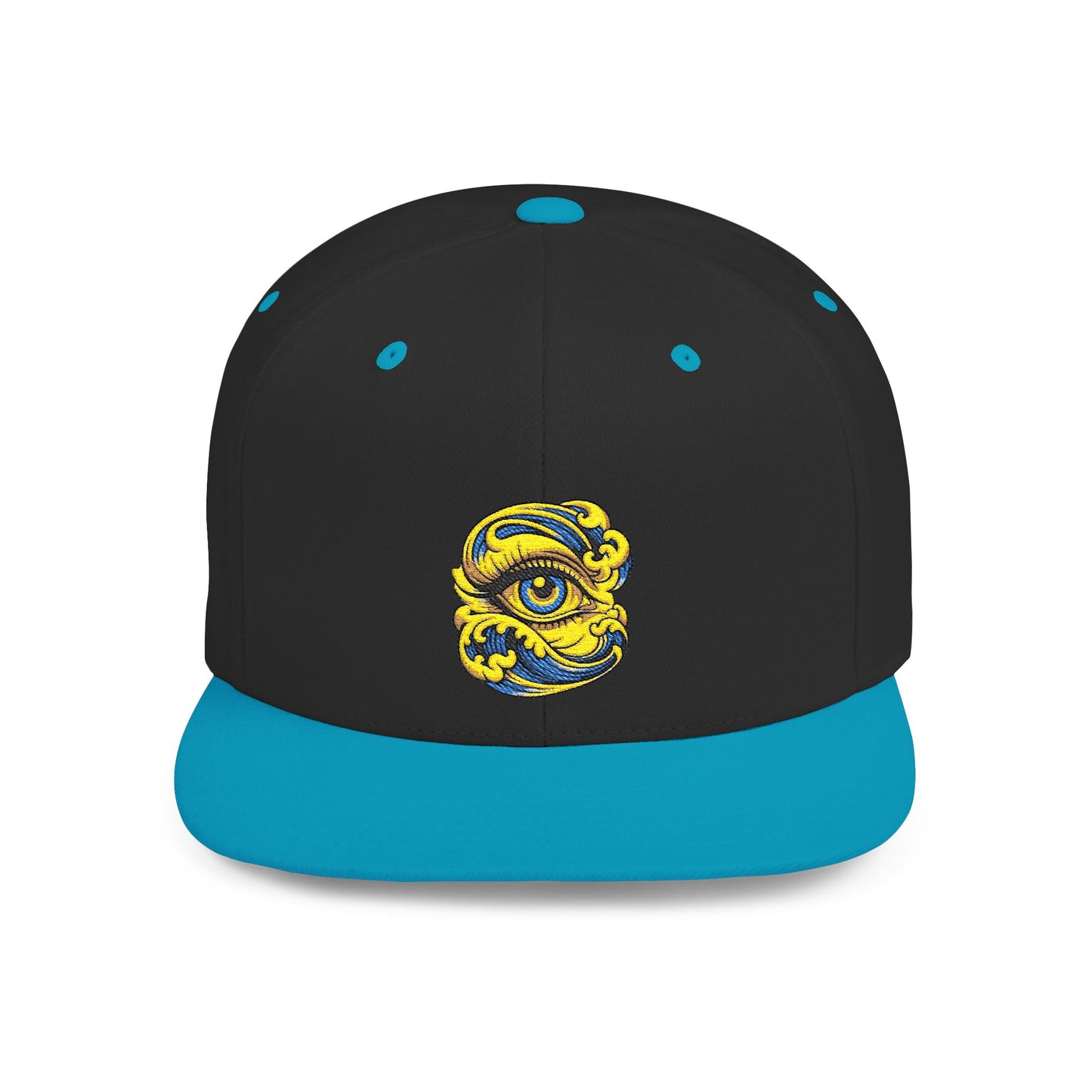 Eye-Catching Embroidered Snapback Hat | Trendy Cap, Casual Accessories, Outdoor Style, Unique Gift, Streetwear Fashion