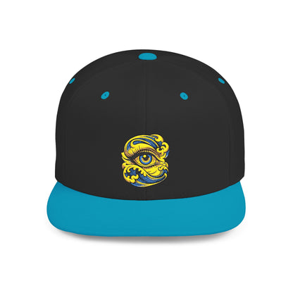 Eye-Catching Embroidered Snapback Hat | Trendy Cap, Casual Accessories, Outdoor Style, Unique Gift, Streetwear Fashion