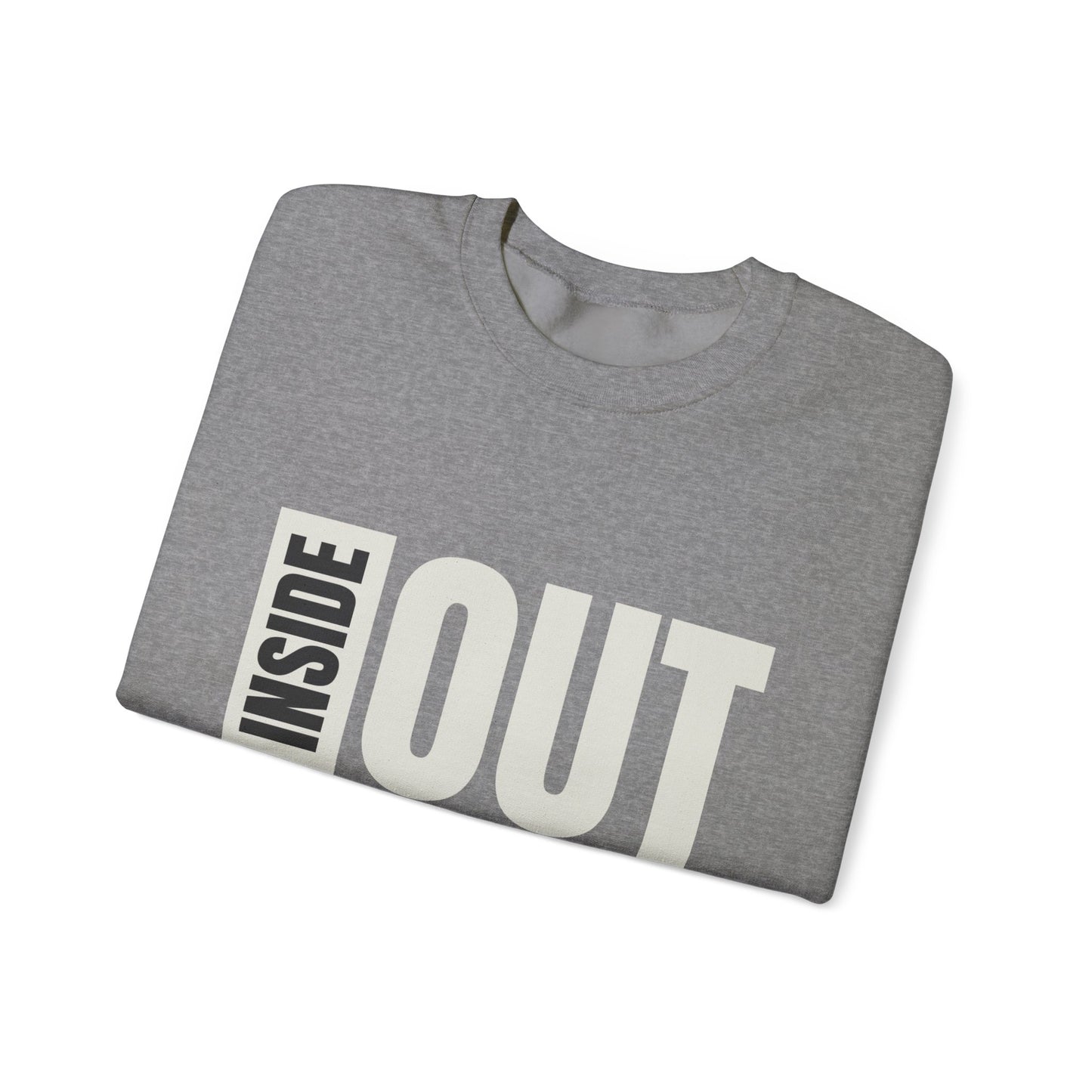Inside Out Unisex Crewneck Sweatshirt - Cozy Apparel for Casual Days, Perfect Gift for Friends, Trendy Streetwear, Unique Style