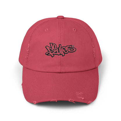 Distressed Cap with Graffiti Design | Trendy Unisex Hat for Everyday Style, Gift for Friends, Casual Wear, Streetwear, Summer Accessory