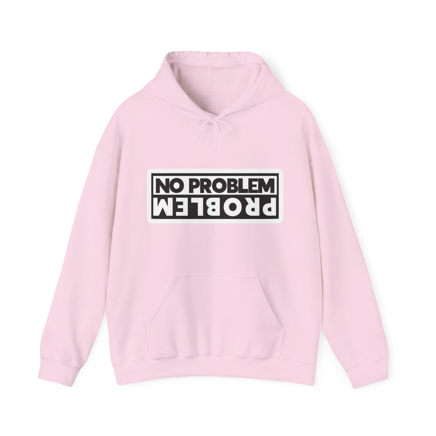 No Problem Graphic Hoodie, Unisex Cozy Sweatshirt, Casual Streetwear, Gift for Friends, Everyday Wear, Fun Fashion