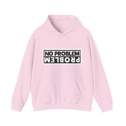 No Problem Graphic Hoodie, Unisex Cozy Sweatshirt, Casual Streetwear, Gift for Friends, Everyday Wear, Fun Fashion