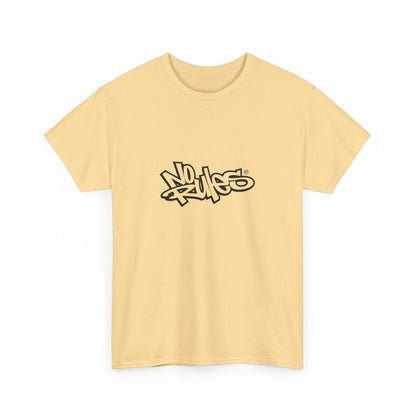 Heavy Cotton Tee with Graffiti Design, Streetwear, Casual Wear, Gift for Her, Gift for Him, Urban Fashion, Everyday Style