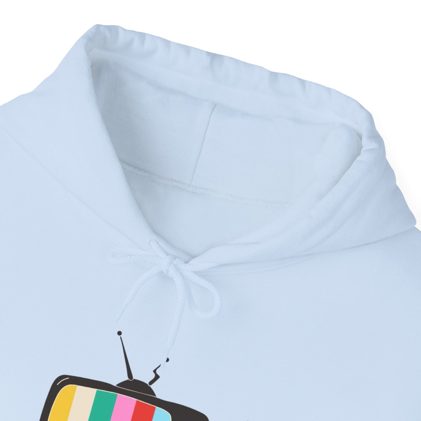 Retro TV Graphic Unisex Hoodie, Vintage Sweater, Cozy Fun Sweatshirt, Gift for Gamers, Movie Lovers, Perfect for Fall