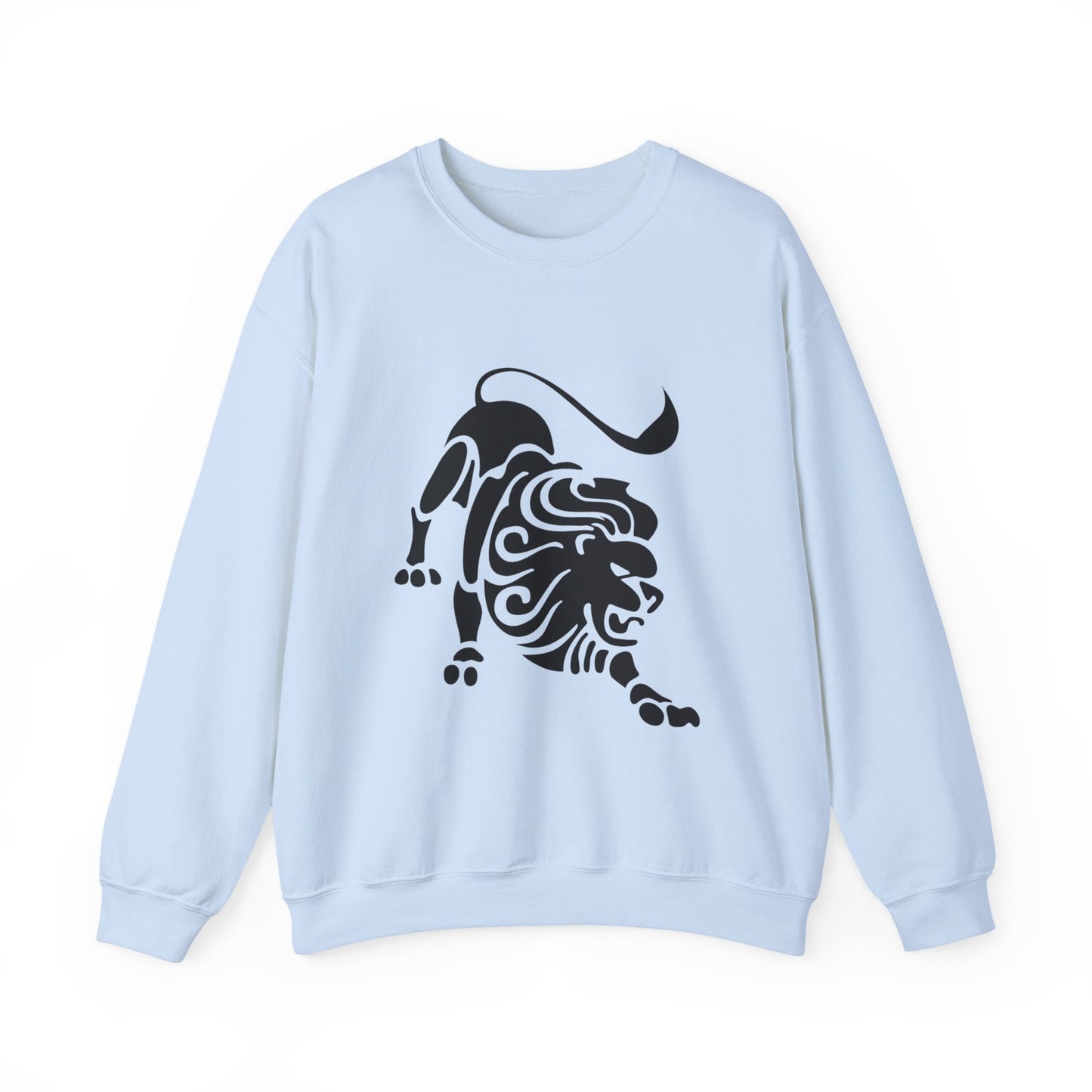 Fierce Lion Crewneck Sweatshirt | Unisex Heavy Blend for Everyday Comfort, Casual Fashion, Gift for Animal Lovers, Cool Sweatshirt