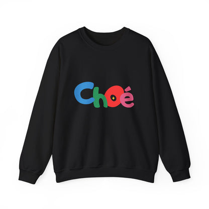 Colorful Chloé Sweatshirt for All Seasons, Unisex Crewneck Sweatshirt, Gift for Her, Trendy Apparel, Cozy Casual Wear, Birthday Gift