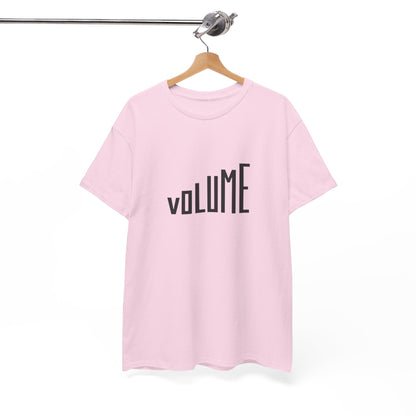Volume Graphic Heavy Cotton Tee, Music Lover Tee, Casual Tees, Gift for Musicians, Music Festival Shirt
