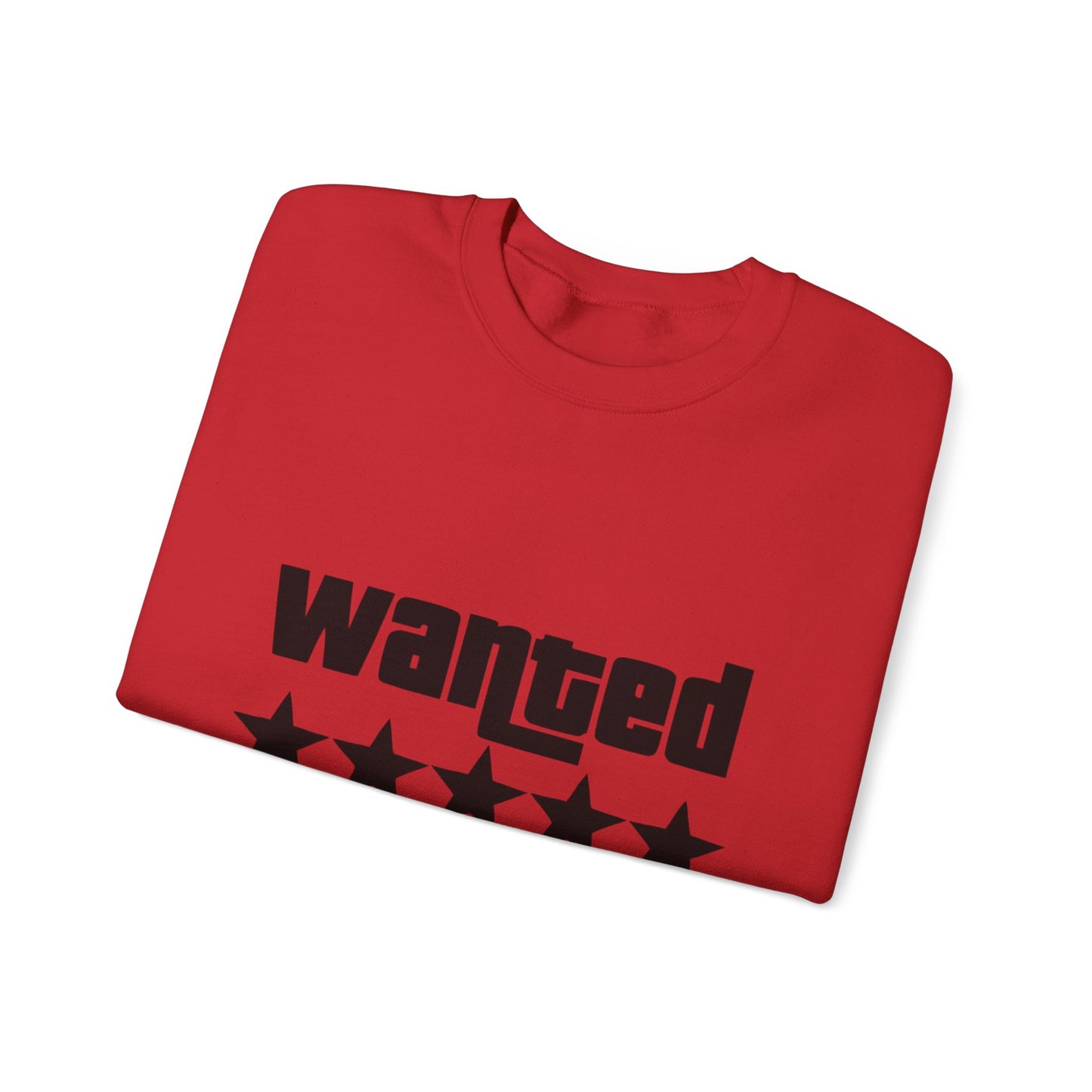 Wanted Stars Unisex Sweatshirt | Cozy Graphic Crewneck | Casual Wear, Unique Gift, Streetwear, Fashion Statement, Holiday Apparel