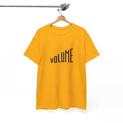 Volume Graphic Tee | Cotton T-Shirt for Music Lovers, Concerts, Gift Idea, Casual Wear, Music Festival