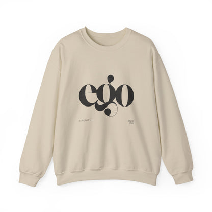 Ego Crewneck Sweatshirt, Cozy unisex apparel, Gift for fashion lovers, Casual wear, Perfect for winter, Graphic sweatshirt for