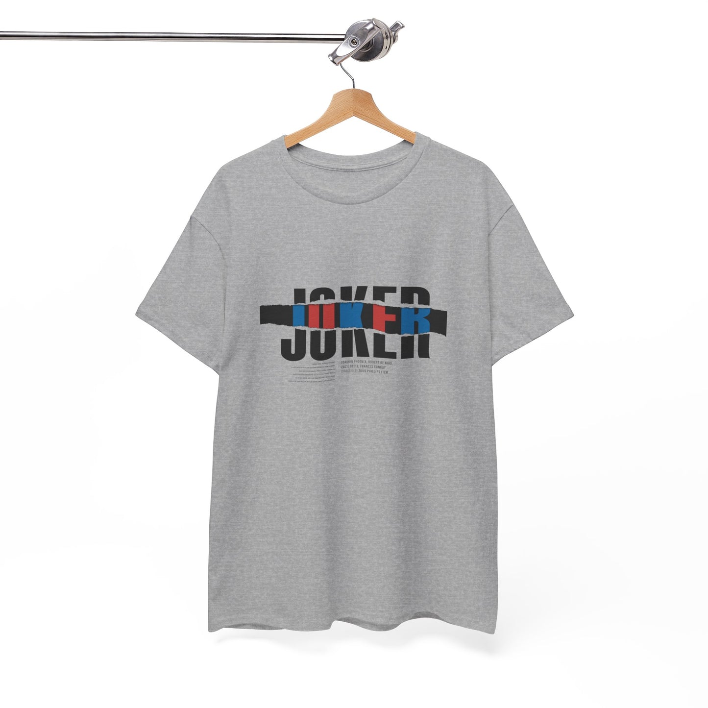 Joker Graphic Tee,  Heavy Cotton Tee, Streetwear Shirt, Casual Wear Tee, Gift for Fans, Movie Merchandise