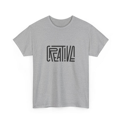 Creative Vibes Heavy Cotton Tee, Artistic T-Shirt for Creatives, Gift for Artists, Daily Wear, Inspiration Tee