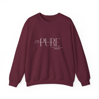 Minimalist Pure Crewneck Sweatshirt for Comfort and Style, Cozy Gift for Friends, Casual Wear, Everyday Comfort, Ideal for Relaxation
