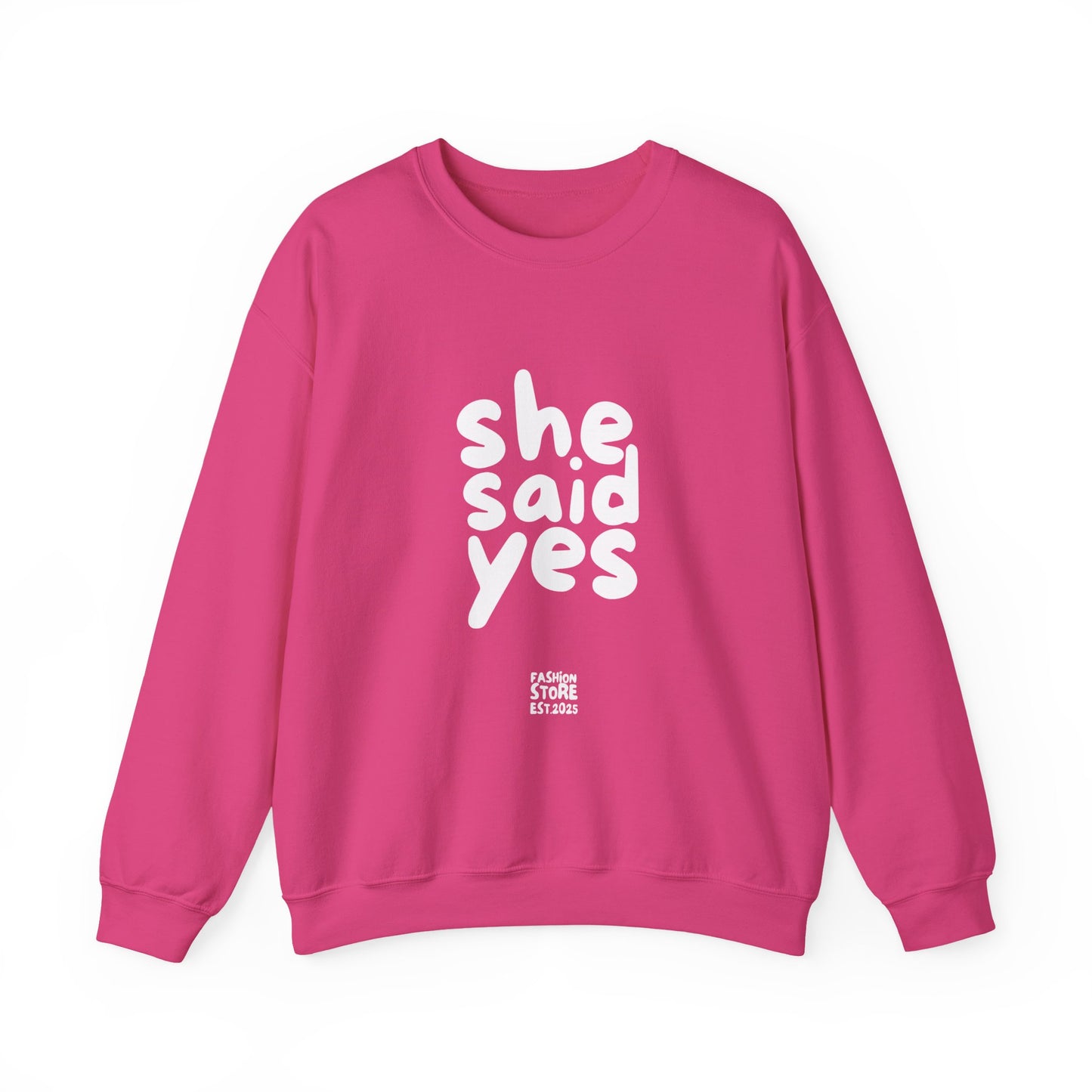 She Said Yes Sweatshirt, Engagement Gift for Bride-to-Be, Cozy Crewneck, Wedding Celebration, Proposal Reminder