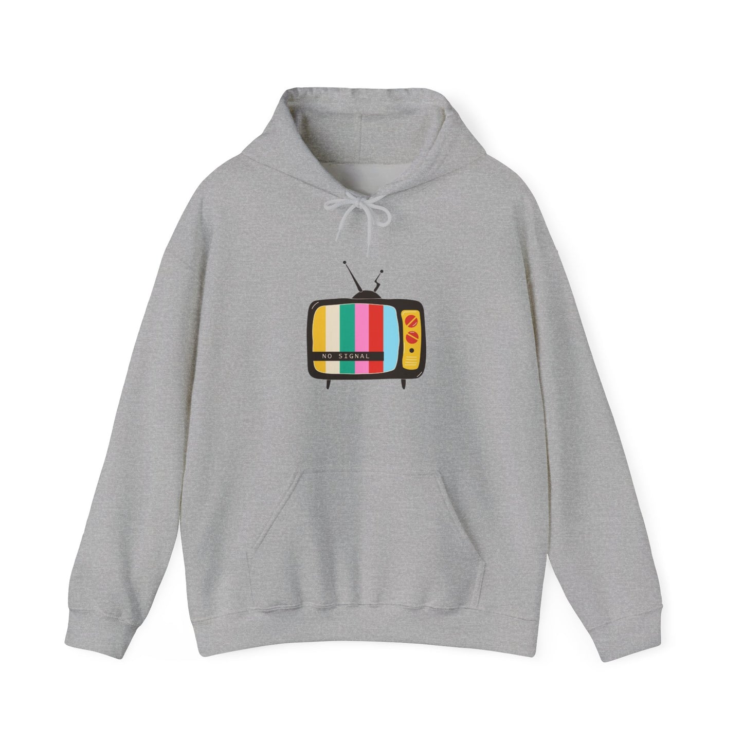 Retro TV Graphic Unisex Hoodie, Vintage Sweater, Cozy Fun Sweatshirt, Gift for Gamers, Movie Lovers, Perfect for Fall