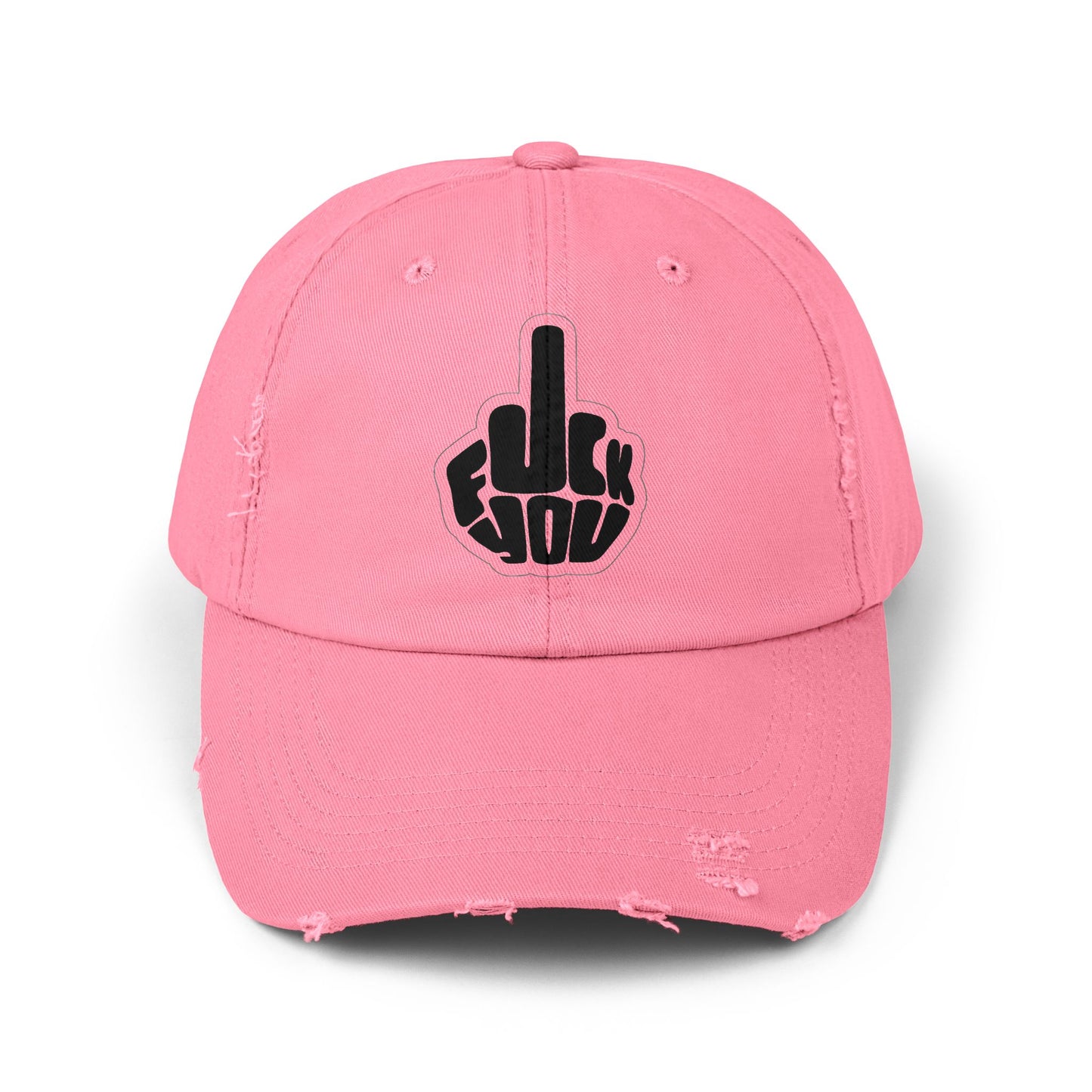 Distressed Attitude Cap, Casual Wear, Gift for Friends, Stylish Headwear, Beach Accessory, Trendy Baseball Cap