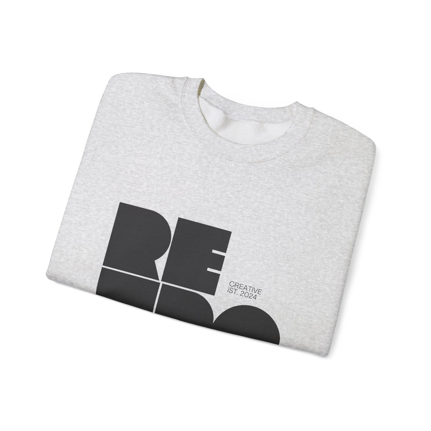 Retro Unisex Heavy Blend Crewneck Sweatshirt, Vintage Style Sweatshirt, Cozy Graphic Crew Neck, Gift for Him or Her, Stylish Casual Wear