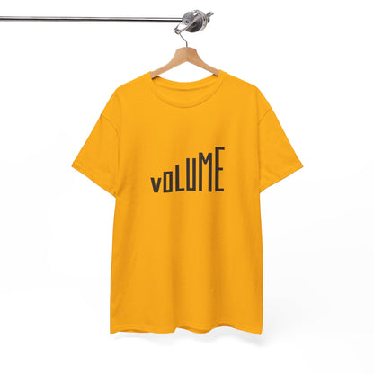 Volume Graphic Heavy Cotton Tee, Music Lover Tee, Casual Tees, Gift for Musicians, Music Festival Shirt