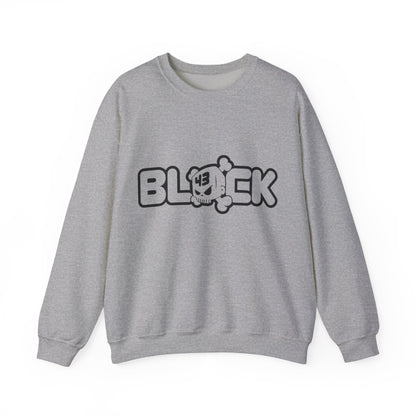 Stylish Unisex Crewneck Sweatshirt - Trendy Block Design, Cozy Winter Apparel, Perfect for Casual Outings, Gift for Friends
