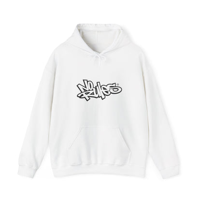 Urban Graffiti Hoodie, Comfortable Streetwear, No Rules Sweatshirt, Perfect for Casual Wear, Cozy Gift for Teens