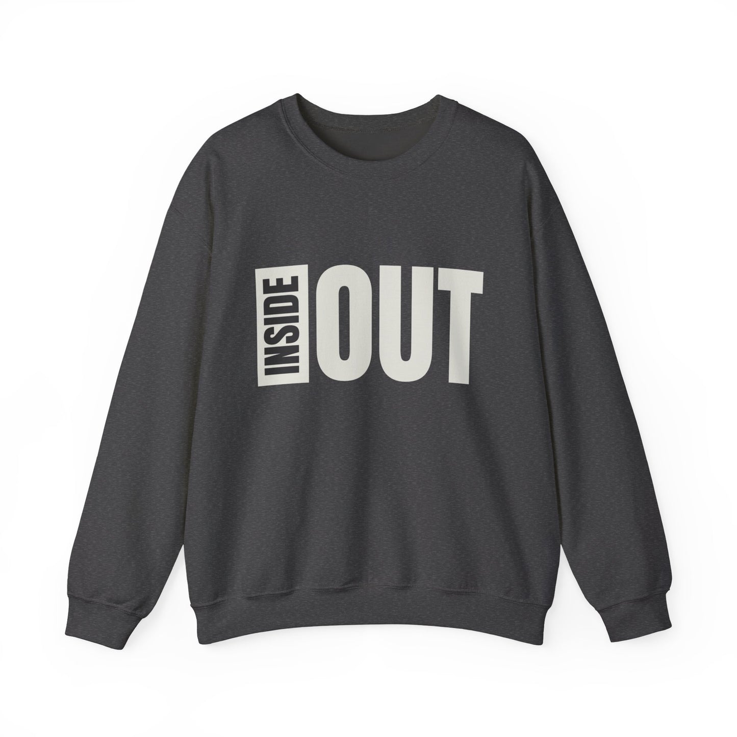 Inside Out Unisex Crewneck Sweatshirt - Cozy Apparel for Casual Days, Perfect Gift for Friends, Trendy Streetwear, Unique Style