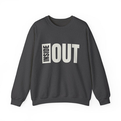 Inside Out Unisex Crewneck Sweatshirt - Cozy Apparel for Casual Days, Perfect Gift for Friends, Trendy Streetwear, Unique Style
