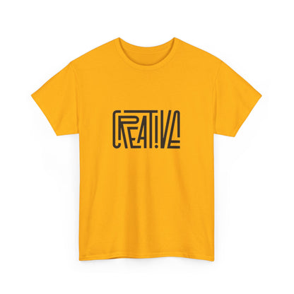 Creative Vibes Heavy Cotton Tee, Artistic T-Shirt for Creatives, Gift for Artists, Daily Wear, Inspiration Tee